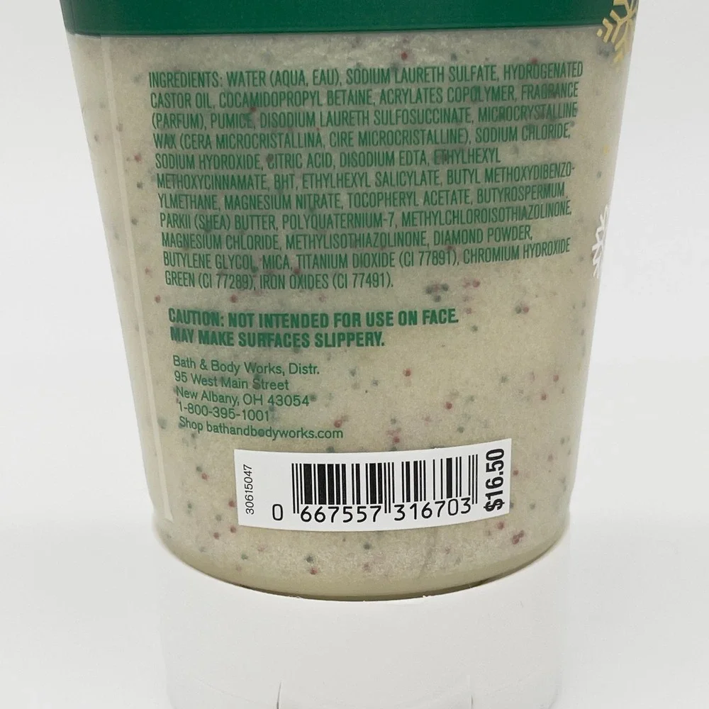 Bath Body Works Vanilla Bean Noel Exfoliating Glow Body Scrub Unisex 8oz Holiday